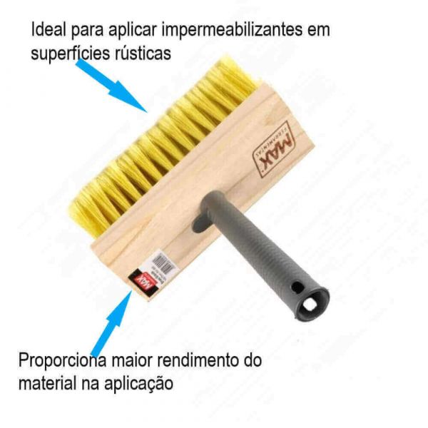 Broxa Retangular 140X58mm Max 5300