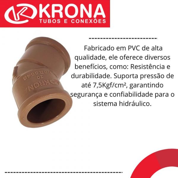Cotovelo Solda 45º 20mm Krona 