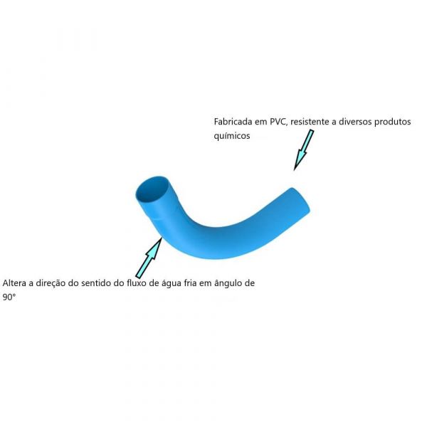 Curva 90º Irrigação DN100mm Tigre