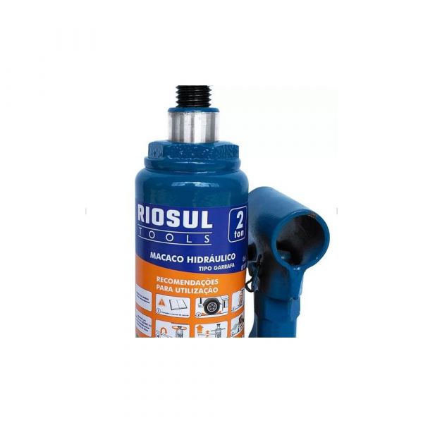 Macaco Hidráulico Tipo Garrafa 2 Toneladas Riosultools