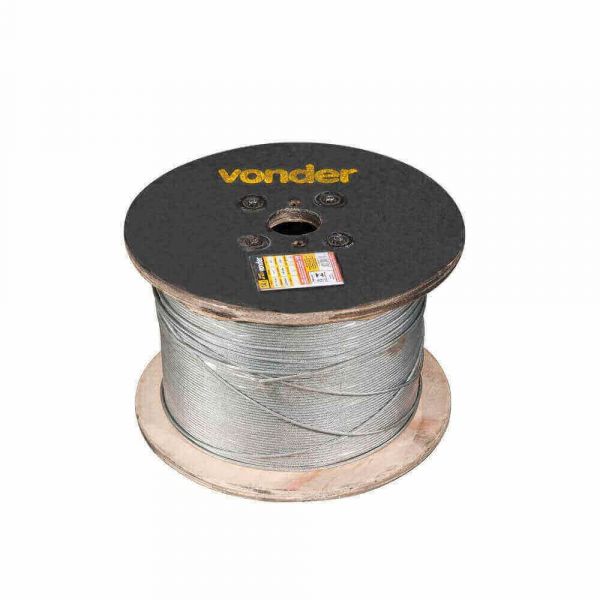 1 Metro Cabo De Aço Com Alma De Aço Galvanizado 4,76 mm 3/16