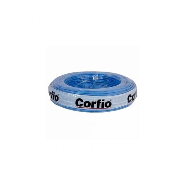 1 Metro Fio Flexível 4,00mm Azul 750V Corfio