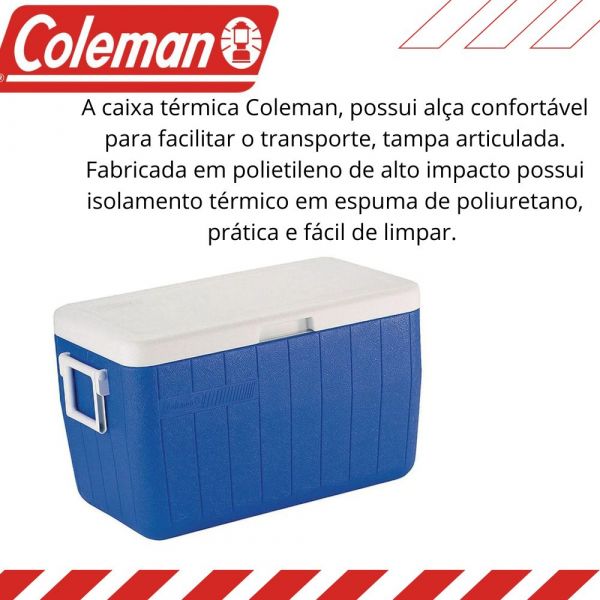 Caixa Térmica 45,4L Azul Invicta