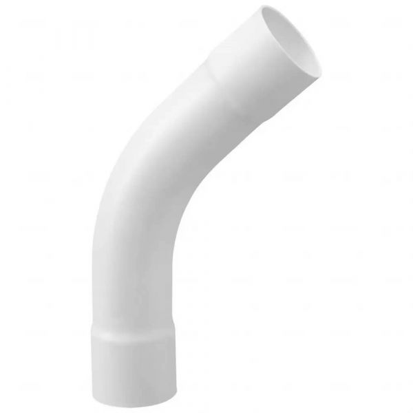 Curva 45° Longa para Esgoto DN50mm Fortlev