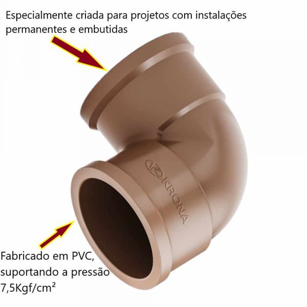 Joelho 90° Soldável 85mm Krona