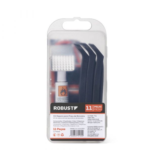 Kit Reparo Para Pneu De Bicicleta Robust S99800001