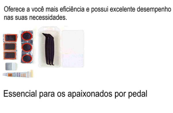 Kit Reparo Para Pneu De Bicicleta Robust S99800001
