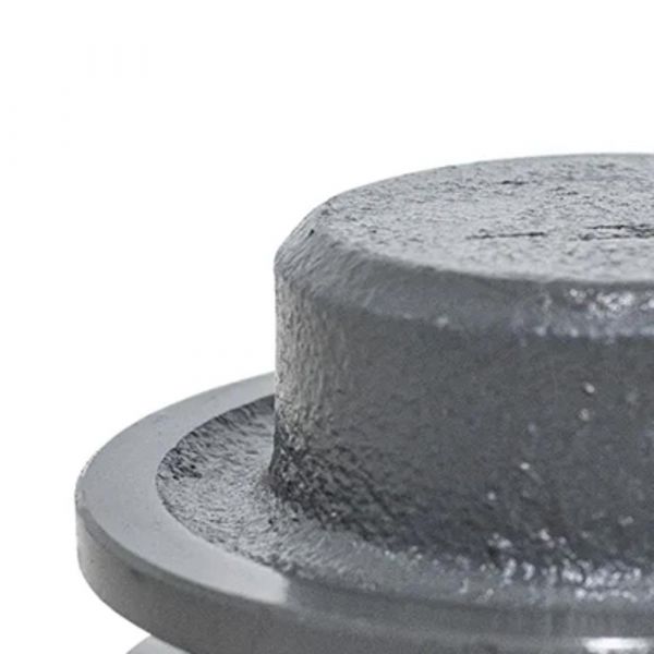 Polia Ferro Fundido Com 2 Canais 70mm Mademil