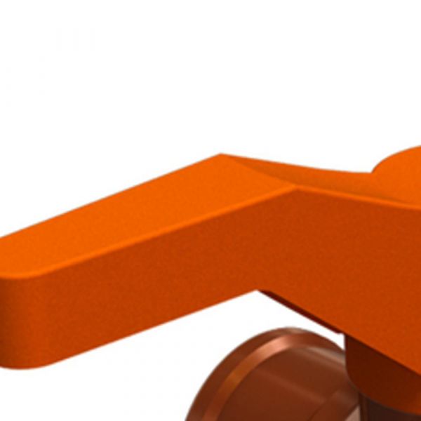 Registro Esférico Soldável Com Alavanca Marron 25mm Durin