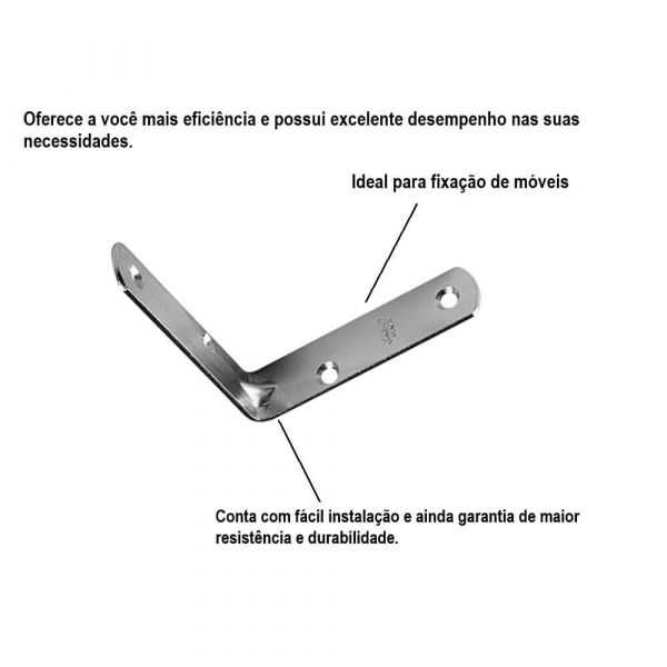 Cantoneira 60mm Bemfixa