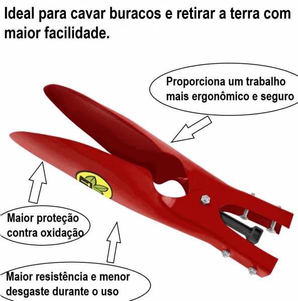 Cavadeira Articulada Tipo Light Sem Cabo Tramontina