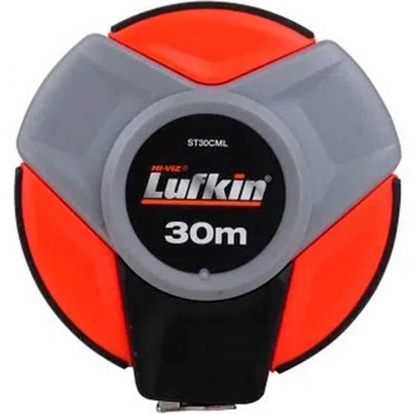Trena Longa 30 Metros Fita De Aço Sem Trava Lufkin ST30CML