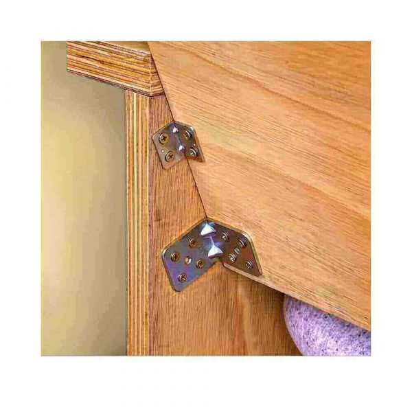 Placa Junção Dobrada 40x45x2,5mm 790 Minubras