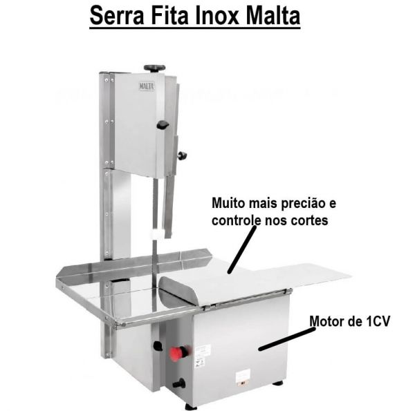 Serra Fita Inox sem Moedor de Carne Malta