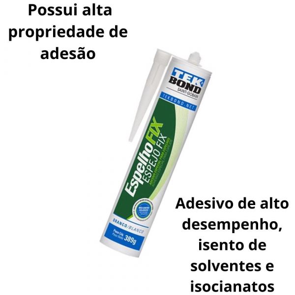 Silicone Fixa Espelho 389g TekBond