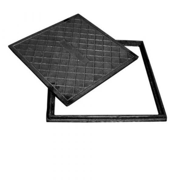 Tampão T50 Quadrada Simples Aro 50x50 TP Santa Bárbara