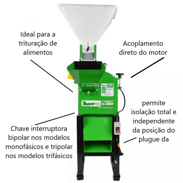Triturador TRF-400 2CV Trapp