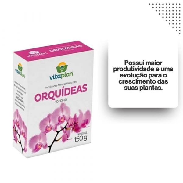 Fertilizante Misto Orquídeas 150g 8000402-U Vitaplan