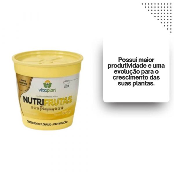 Fertilizante NutriFrutas 500g 8000906-U Vitaplan 