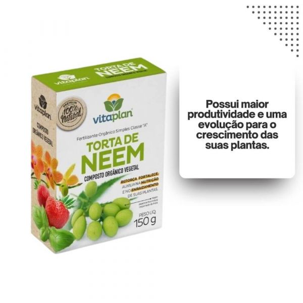 Fertilizante Torta de Neem 150g 8000408-U Vitaplan