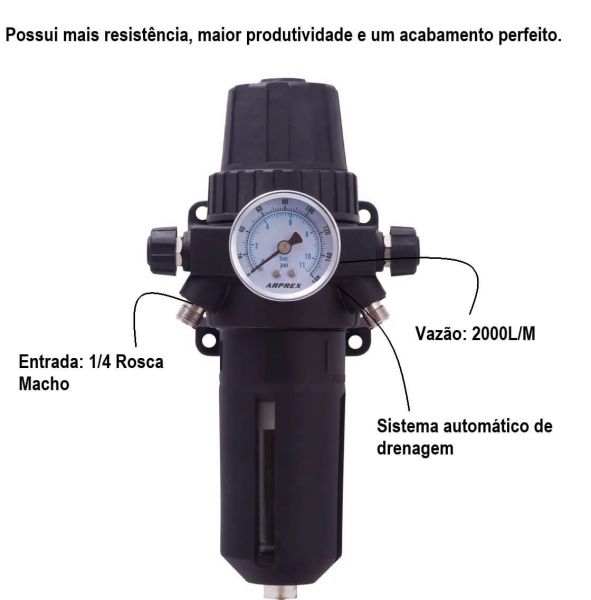 Filtro De Ar Com Duas Saídas Centurim Arprex