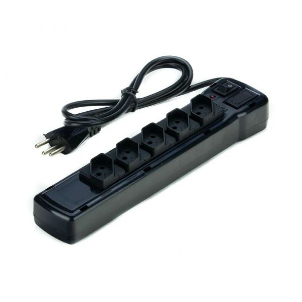 Filtro de Linha 5 Tomadas 1 Metro Protect Fiolux