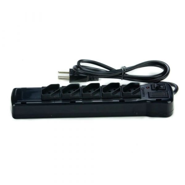 Filtro de Linha 5 Tomadas 1 Metro Protect Fiolux