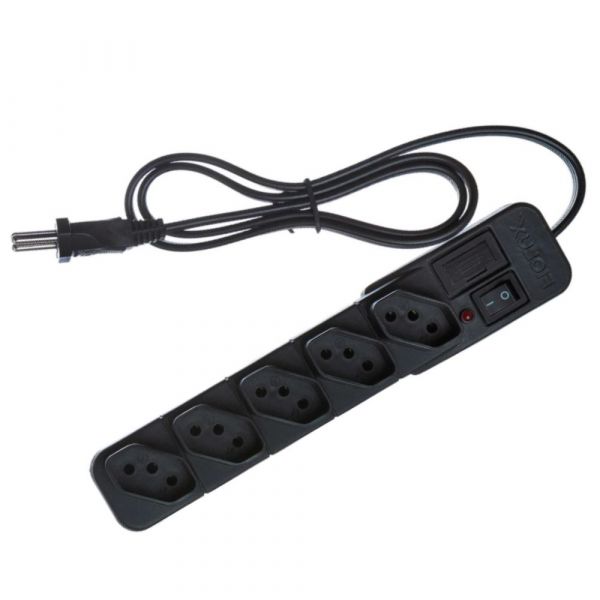 Filtro de Linha 5 Tomadas 2 Metros Protect Fiolux