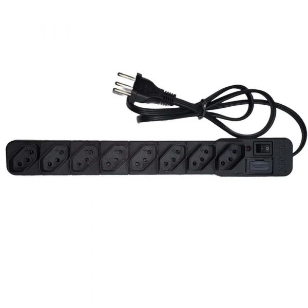 Filtro de Linha 8 Tomadas 1 Metro Protect Fiolux