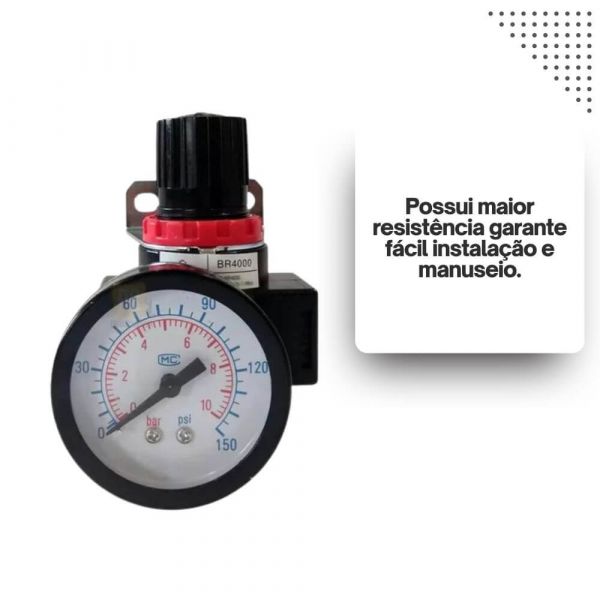 Filtro Regulador De Ar 1/2