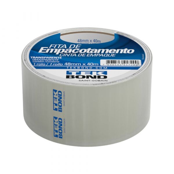 Fita Adesiva 48mm X 40m Transparente TekBond