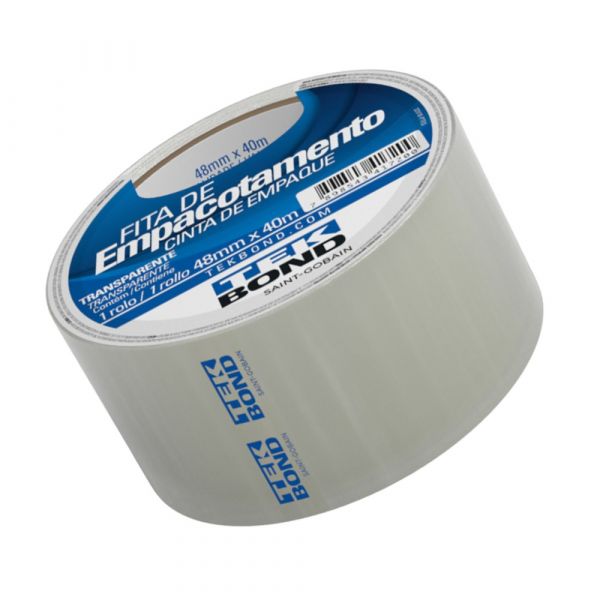 Fita Adesiva 48mm X 40m Transparente TekBond
