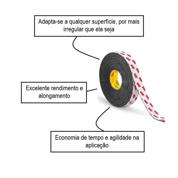 Fita de Autofusão Scotch 23 19mmX10M 3M 