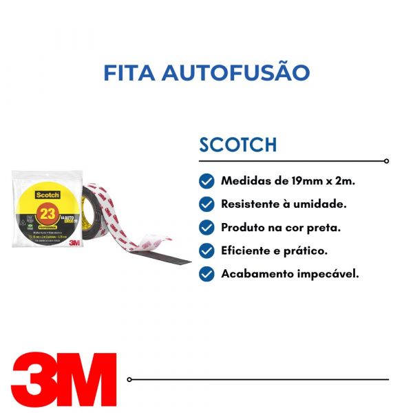 Fita Auto Fusão Scotch 19 mm x 2m 3M