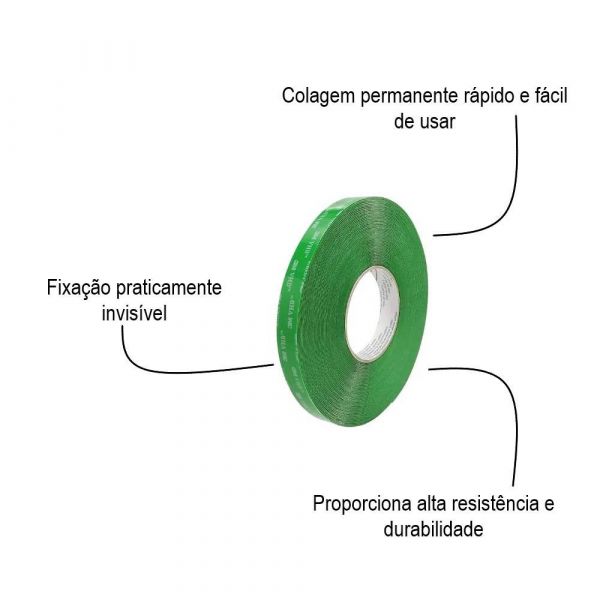 Fita Dupla Face VHB 12mm x 20m 3M