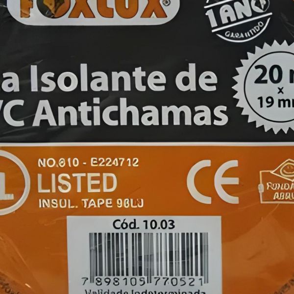 Fita Isolante 20m Foxlux