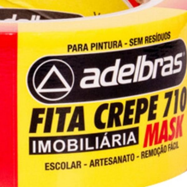 Fita Mask Crepe Sleeve 710 48mm x 50m Adelbras 