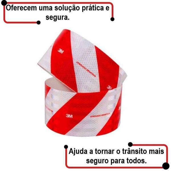 Fita Refletiva Para-Choque 100mmx2.40m 3M
