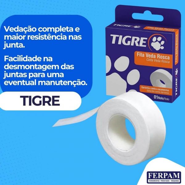 Fita Veda Rosca 18X50m Tigre