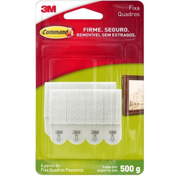 Fixa Quadro com Adesivo 4 und Command 3M