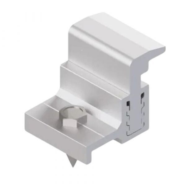Fixador Grampo Final End Clamp Regulável Placa Painel Solar Alumínio Ssm Estruturas