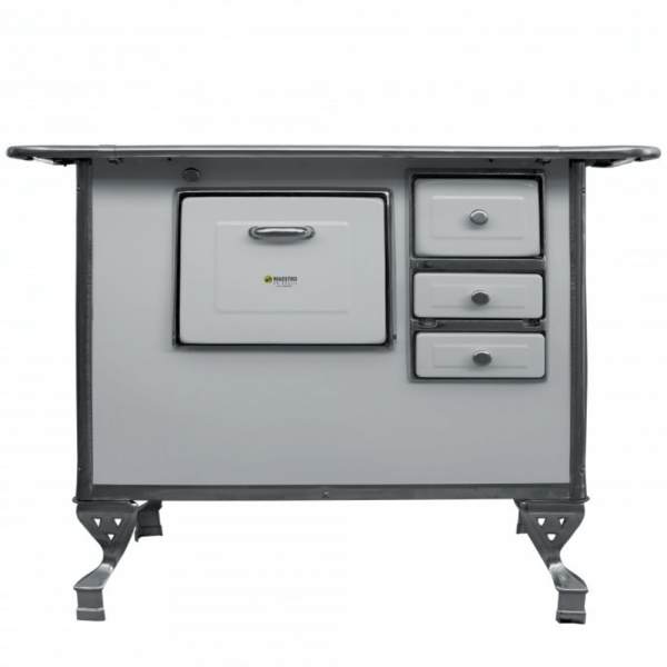 Fogão a Lenha com Gabinete Branco Maestro