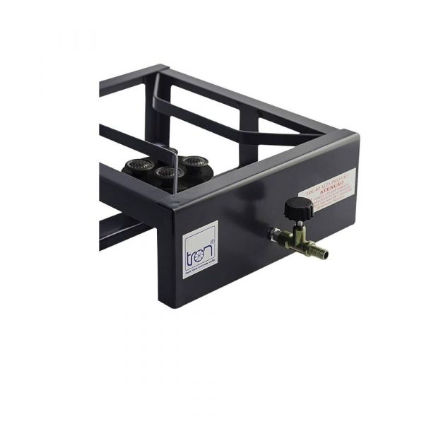 Fogão Camping 1 Boca Mangueira E Registro Tron