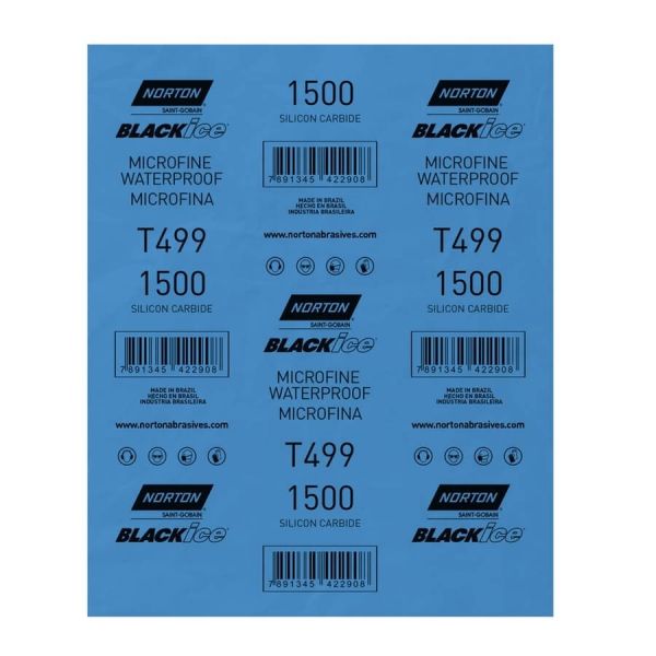 Lixa Folha D'água Grão 1500 Norton