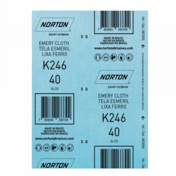 Folha de Lixa para Ferro G40 Norton