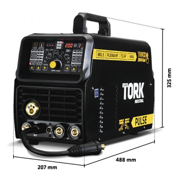 Fonte Inversora 200A Tig Eletrodo Bivolt ITE-1200 Tork
