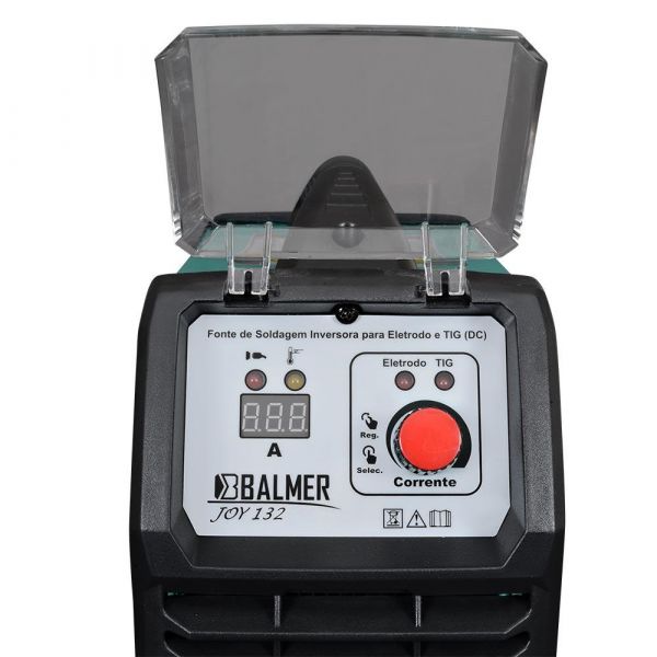 Fonte Inversora Eletrodo Revestido e Tig DC Balmer Joy132 220v