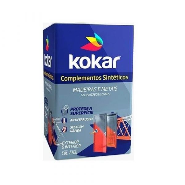 Fundo Serralheiro Zarcão Cinza 18L Kokar