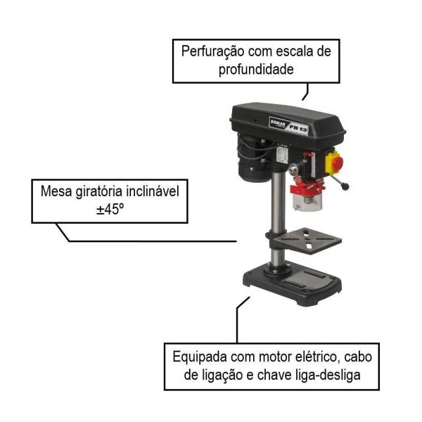 Furadeira de Bancada FB13 1/2