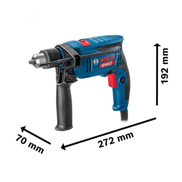 Furadeira de Impacto Bosch GSB 13 RE Bivolt 750W